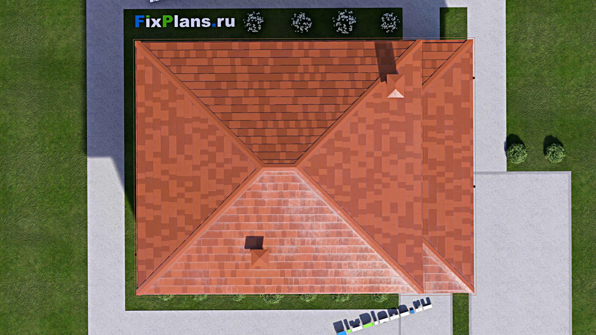 F-14795 - Проект двухэтажного дома 9 на 12, площадью 130 м² с 3 спальнями